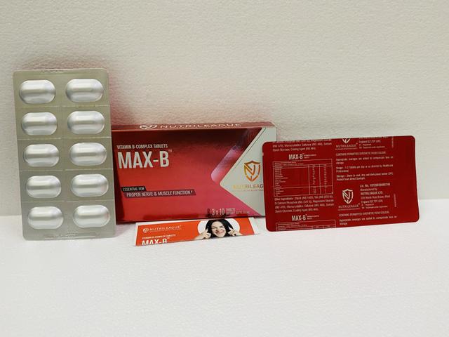 Max-B Vitamin B-Complex Tablets